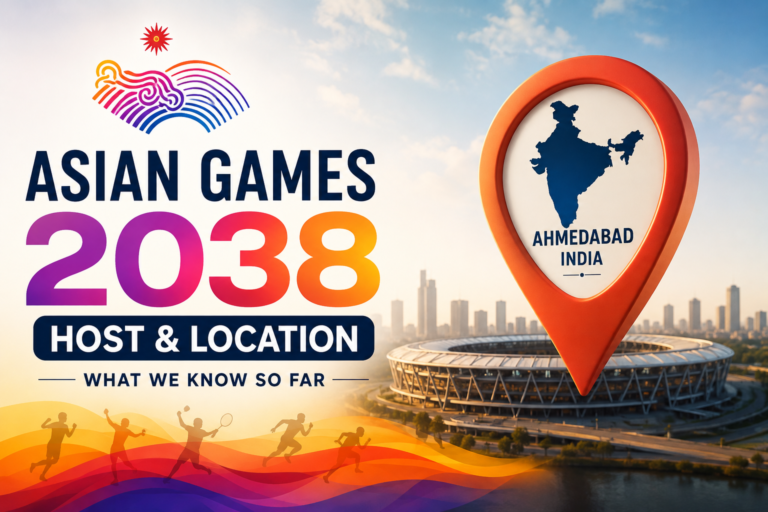 Asian Games 2038 Ahmedabad host and location featured image
