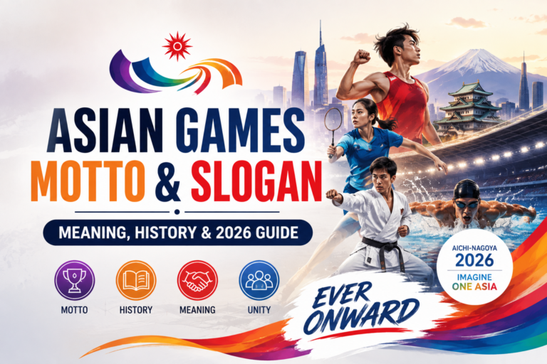 Asian Games Motto & Slogan: Ever Onward and 2026 Guide